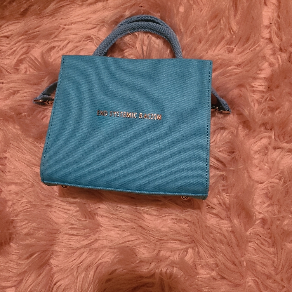 ESR blue canvas bag